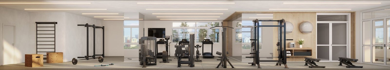 Fitness e sala multiuso
